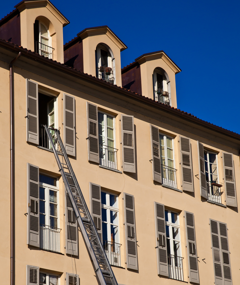 Monte-meubles lors d’un déménagement